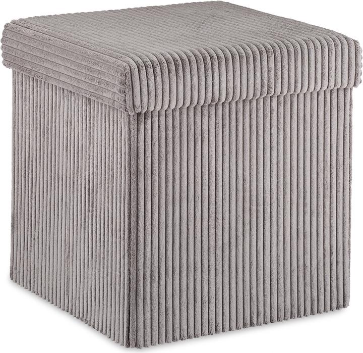 Image du produit Relaxdays Cube rangement pliable, velours