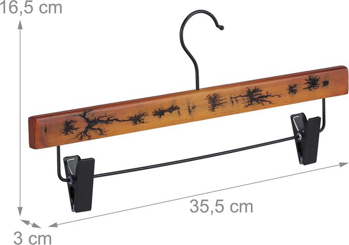 Actual product image Relaxdays Trouser hanger (12 x)