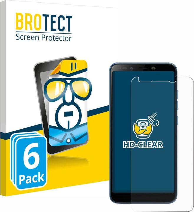 Produktbild BROTECT Schutzfolie Displayschutz Displayschutzfolie Folie Klar Transparent (6 Stück, Emporia Smart 2)