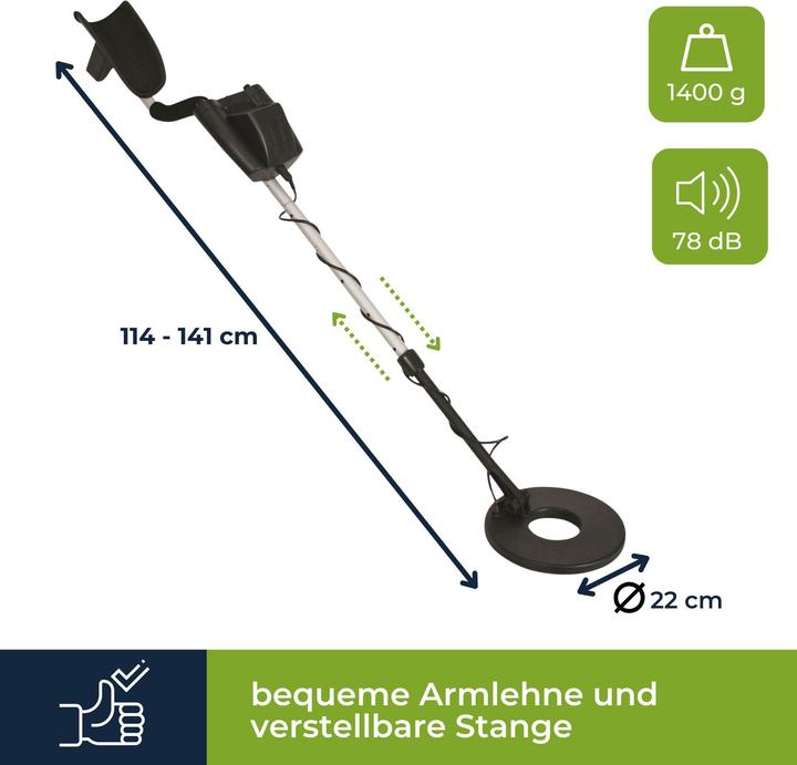 Velleman Metal Detector - Advanced - 20 cm Depth Sensitivity