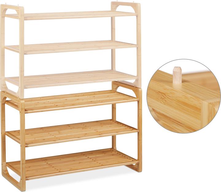 Productafbeelding Relaxdays Schoenenrek (75,5 x 33 x 50 cm)