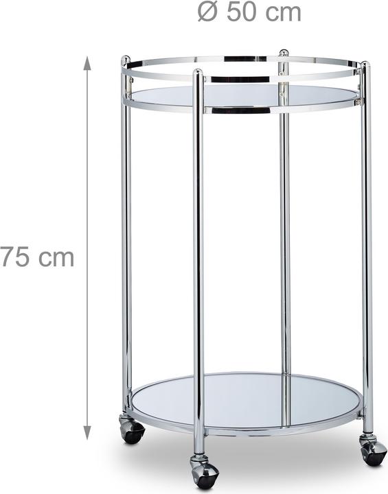 Actual product image Relaxdays Serving trolley