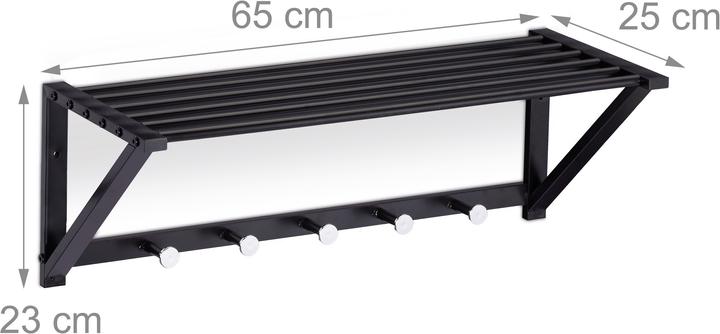 Produktbild Relaxdays Wandgarderobe