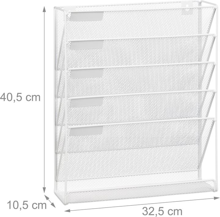 Actual product image Relaxdays Magazine holder (32.5 x 10.5 x 40.5 cm)