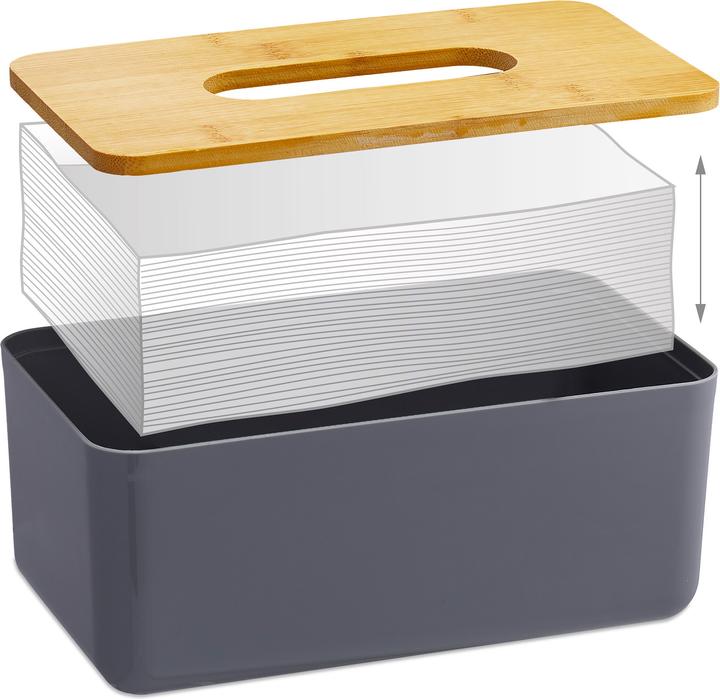 Produktbild Relaxdays Taschentuchbox