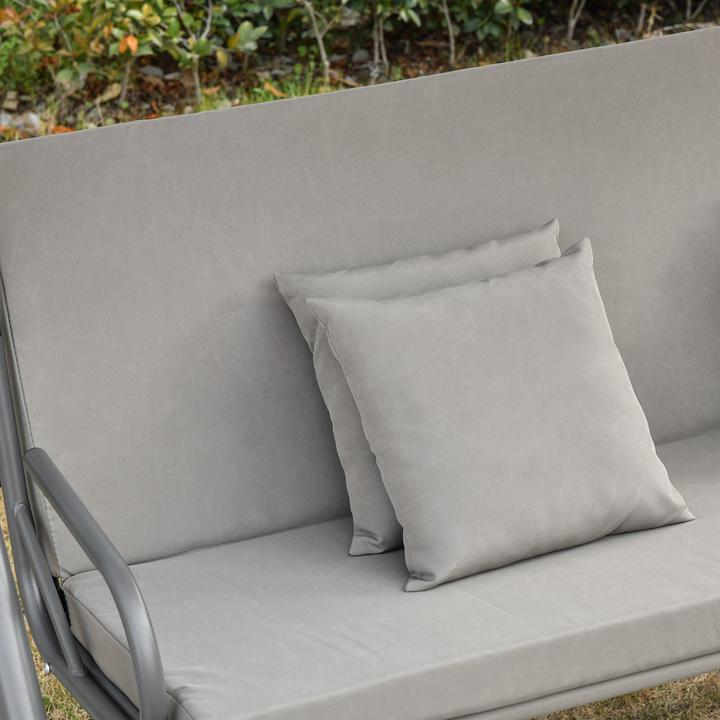 Image du produit Outsunny Balancelle hollywoodienne réglable en couchette