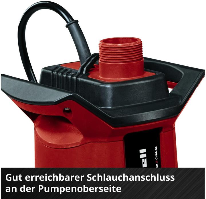 Produktbild Einhell GE-DP 18/25 LL Li Power X-Change 4181590 Schmutzwasser-Tauchpumpe mehrstufig 7000 l/h 5m (Schmutzwasserpumpe)