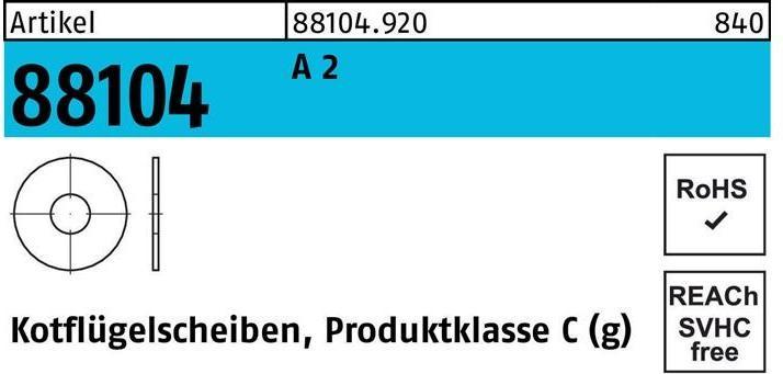 Produktbild Kotflügelscheibe R 88104 5,3 x20 x1,5 A 2
