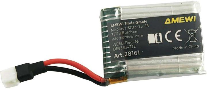 Produktbild Amewi LiPo Akku 1S 3,7V 500mAh 25C JST-Molex (3.70 V, 500 mAh)