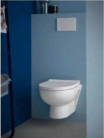 Actual product image Duravit Wall-hung WC DURASTYLE BASIC RIMLESS deep, 365x540mm white WG