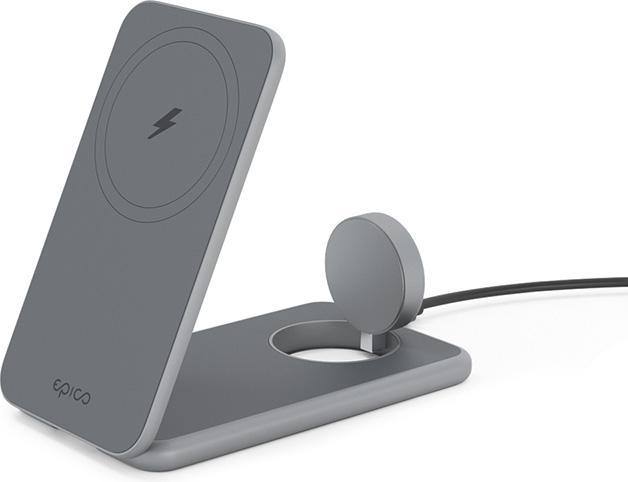Produktbild Epico Mag+ Foldable Charging Stand MagSafe compatible - space gray (25 W)