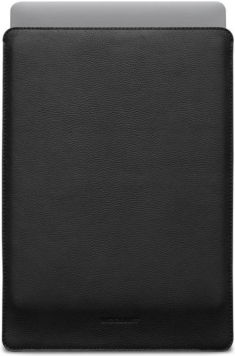 Woolnut Custodia in pelle -suojatasku 16" MacBook Pro, musta (16")