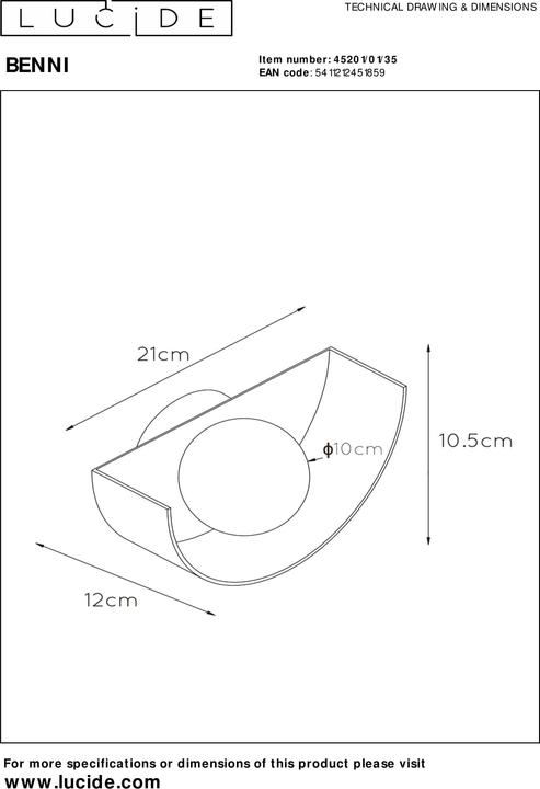 Actual product image Lucide Benni (G9)