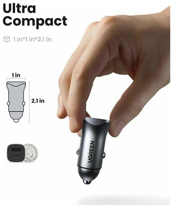 Actual product image Ugreen Car Charger