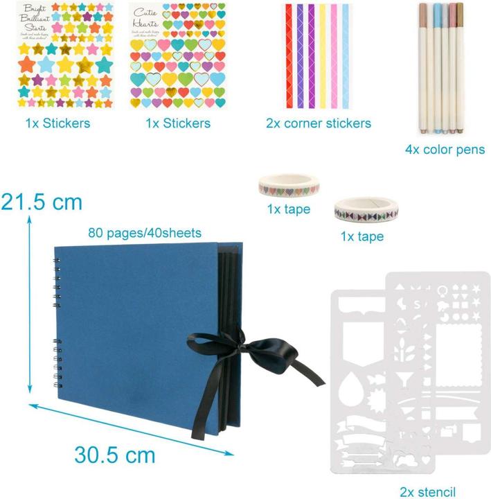 Actual product image Intirilife Photo album to design yourself with spiral binding