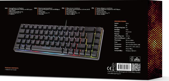 Actual product image Deltaco GAM-158-CH (CH, Cable)