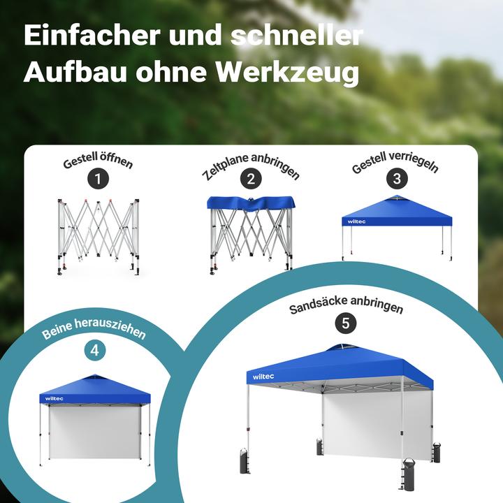 Immagine prodotto Wiltec Pop up (300 cm, 300 cm)
