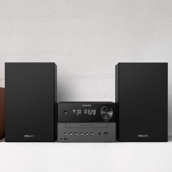 Immagine prodotto Philips TAM3505 Micro System, black (Bluetooth, Lettore CD, 1x 20 W)