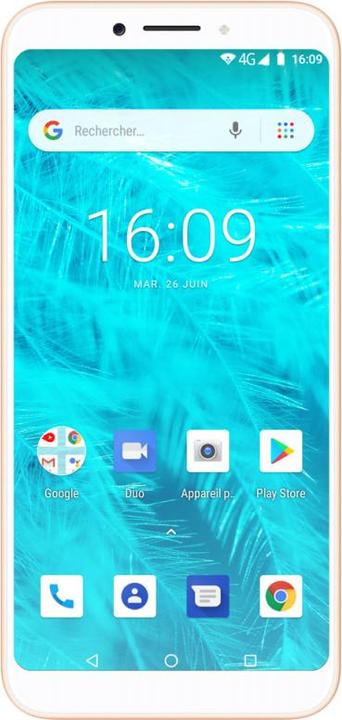 Image du produit Konrow Sky Lite - Android 8.1 - 4G - Écran 5.45" - Double Sim - 16Go, 1Go RAM - Or (16 Go, Or, 5.45", 16 Mpx)