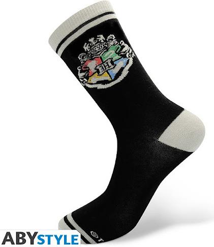 Actual product image ABYstyle Calze Harry Potter : Black & Grey - Hogwarts (One size)