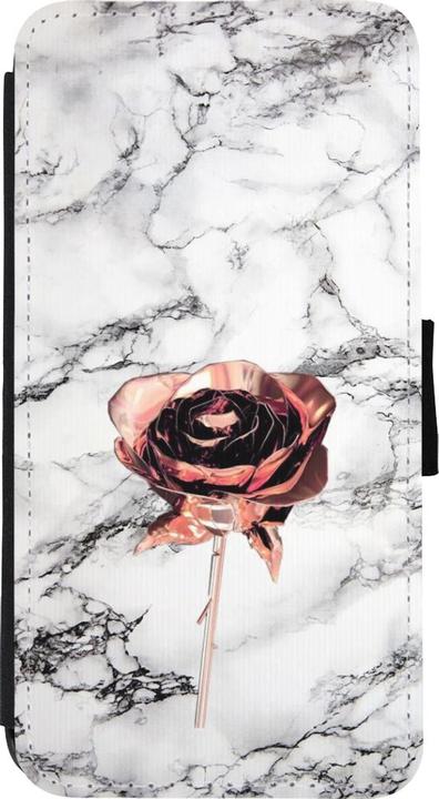 Produktbild PhoneLook Hülle Wallet schwarz Marble Rose Gold (Apple iPhone XS Max)