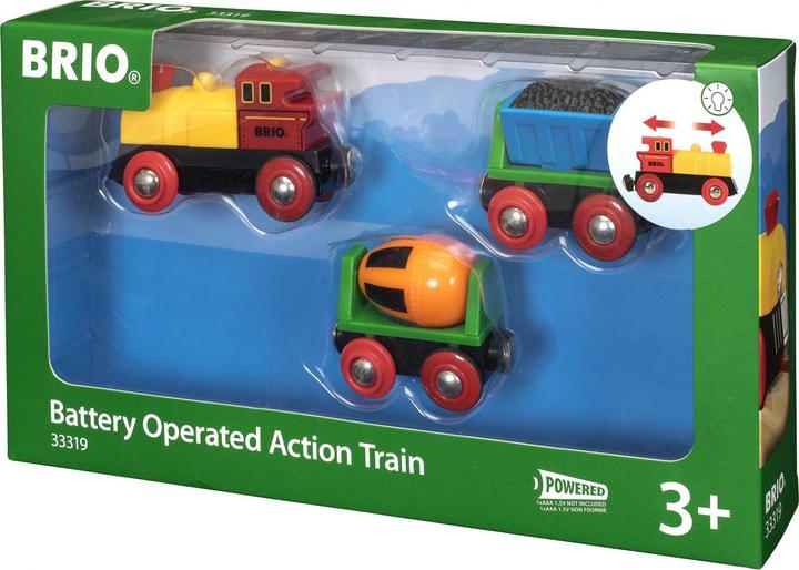 Actual product image Brio Train with battery locomotive