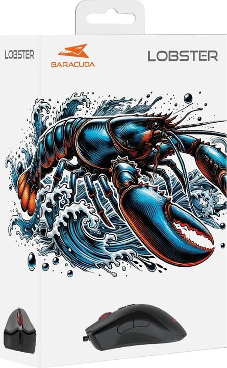 Produktbild Baracuda Computer mouse BGM-081 Lobster Black