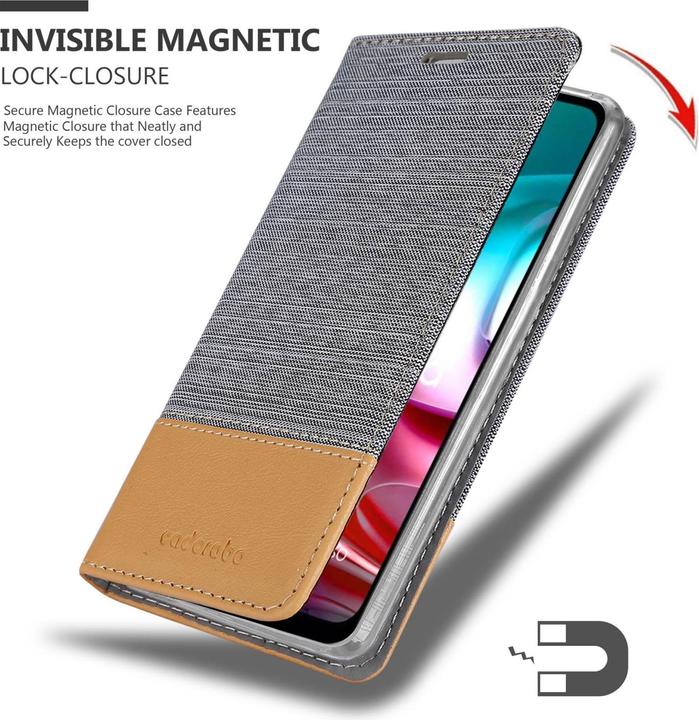 Produktbild Cadorabo Jeans Book Hülle (Motorola Moto G10, Motorola Moto G30)