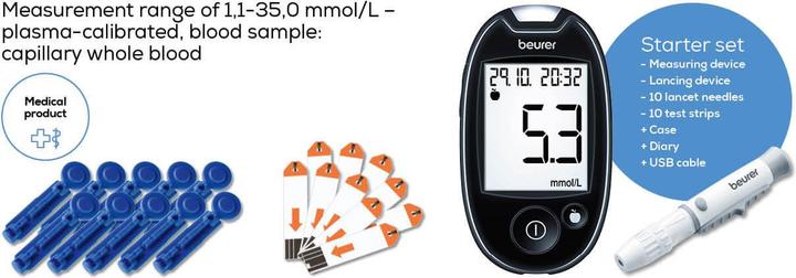 Immagine prodotto Beurer Gl44 (Glucometro)