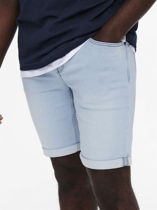 Produktbild Only & Sons ONSPly Life Blue Jog Jeansshorts (XS)