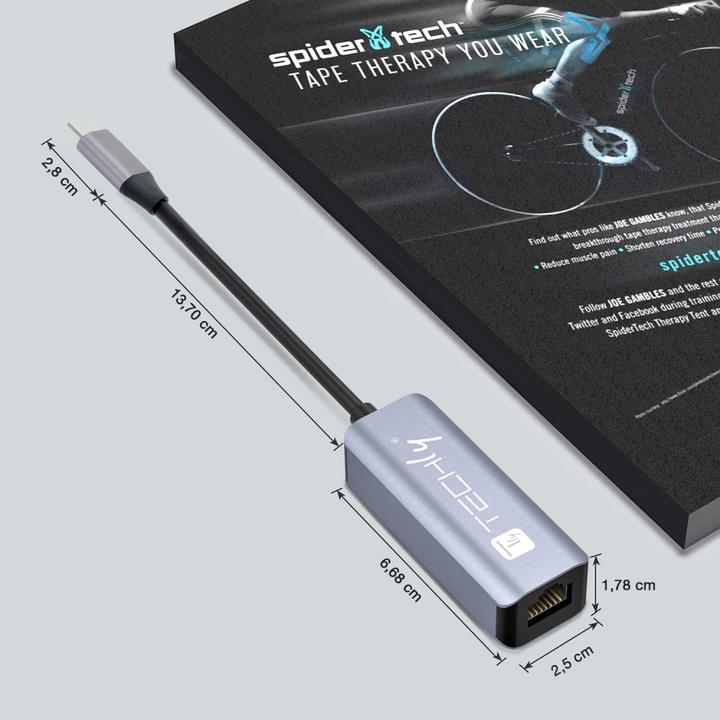 Actual product image EFB Elektronik EFB Techly USB 3.1 Type C to RJ45 adapter (USB)