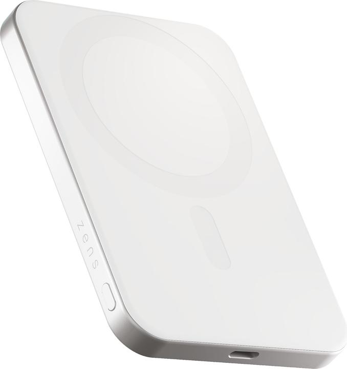 Actual product image Zens Slim Qi2 Al Powerbank 5000mAh White (5000 mAh, 15 W, 19.25 Wh)