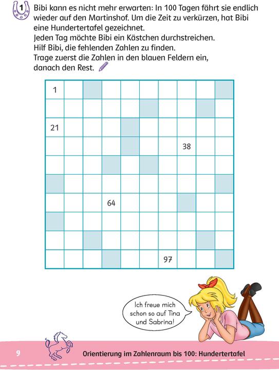 Produktbild Bibi & Tina: Mein Lernrätsel-Block Mathematik für die 2. Klasse (Deutsch, 2025)
