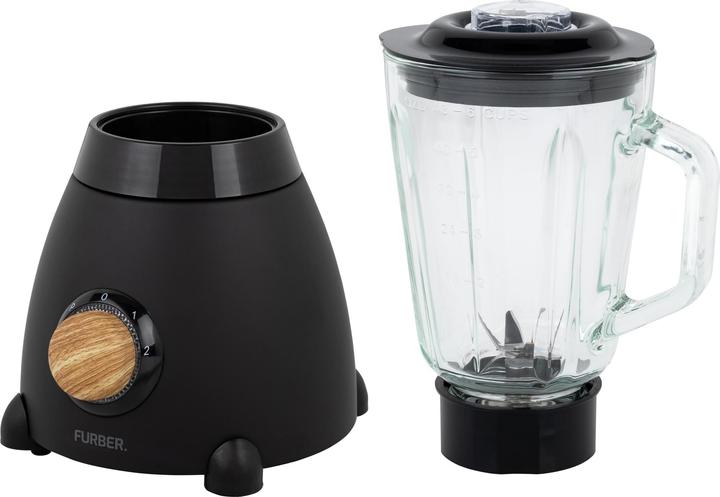 Produktbild Furber Wasserkocher, Standmixer und Toaster Set, Schwarz matt
