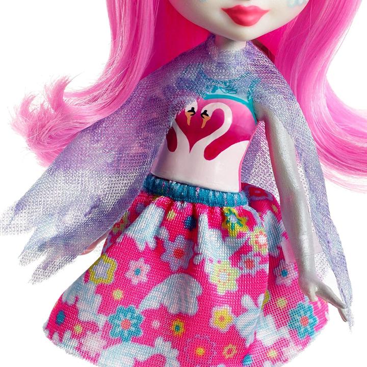 Actual product image Enchantimals Saffi Swan Doll & Poise Figure