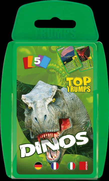 Actual product image Unique Top Trumps - Dinosaurs (French, Italian, German)