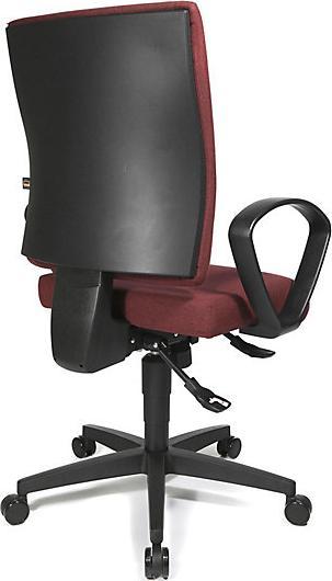 Actual product image Topstar Office swivel chair, point synchronous mechanism and flat seat