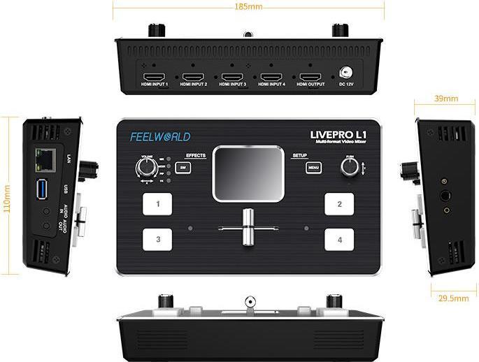 Actual product image Feelworld Video Mixer Live Pro L1 (Various)