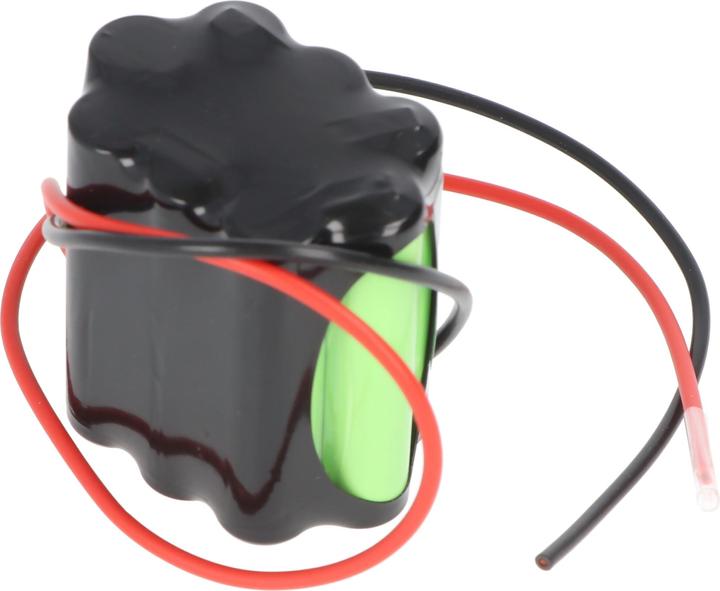 Immagine prodotto AccuCell Notleuchtenakku NiMH 12V 600mAh mit 300mm Kabel ersetzt RPower 20109 LEX, 44,2 x 29,1mm (1 pz., 600 mAh, Accumulatore di carica elettrica)