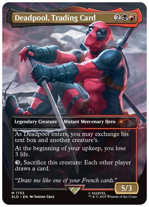 Produktbild Magic the Gathering Secret Lair x Marvel's Deadpool (Englisch, Booster Pack)