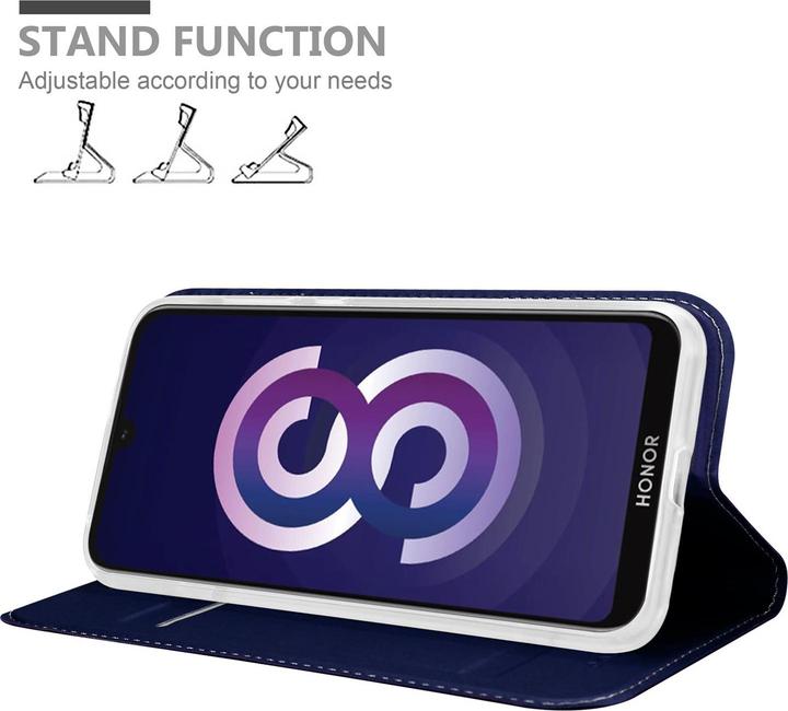 Image du produit Cadorabo Book Classy Style Cover (Huawei Y5 (2019), Honneur 8s)
