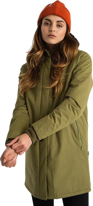 Selfhood Damen Parka mit Kapuze und Fell