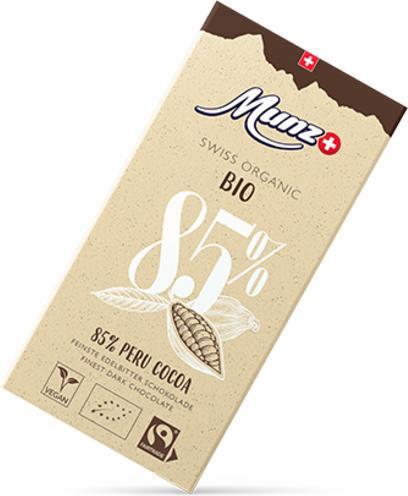 Image du produit Munz Organique 85% Cacao du Pérou (100 g)