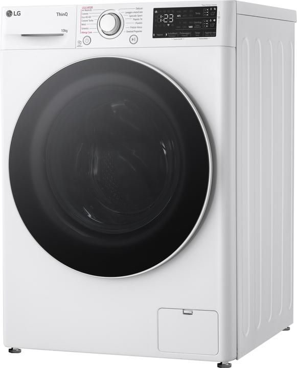 Image du produit LG F4R3710NSWW Lave-linge 10 kg AI DD, Classe A-10%, 1400 tr/min, Auto-dosage, Wi-Fi (10 kg, Gauche)