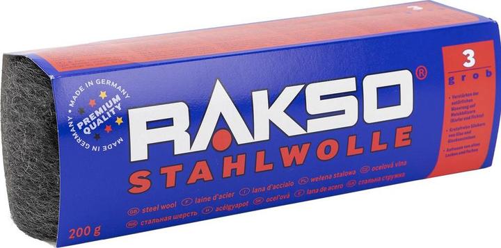 Produktbild Rakso Stahlwolle Nr. 3 à 200g (1 Stk.)