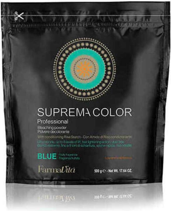 Produktbild Farmavita Suprema Color Bleaching Powder Blue Alluminium Bag 500g