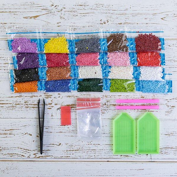 Image du produit Craft Buddy Recharge Crystal Art avec pierres de cristal mates