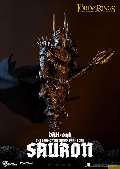 Actual product image Beast Kingdom Lord of the Rings Dynamic 8ction Heroes Action Figure 1/9 Sauron 29 cm
