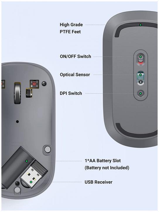Produktbild Ugreen Wireless mouse MU001 (Kabellos)