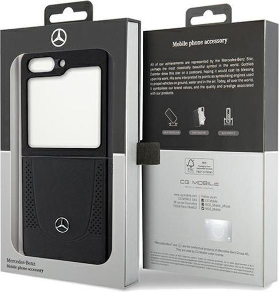 Image du produit Mercedes MEHCZF5ARMBK Z Flip5 F731 czarny/black hardcase cuir Urban (Samsung Galaxy Z Flip5)